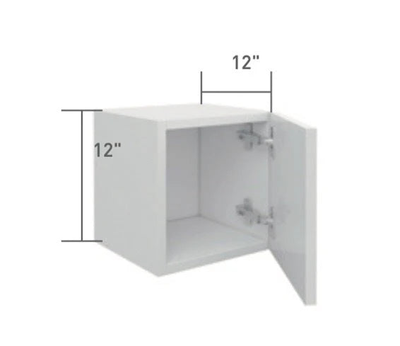 Upper Wall Cabinet~Short 12" Height (1 Door)